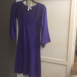 Purple Sweater Dress
